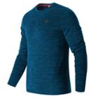 New Balance 63016 Men's M4m Seamless Ls Top - Blue (mt63016bda)