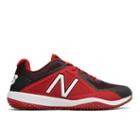 New Balance Turf 4040v4 Men's Turf Shoes - Black/red (t4040br4)
