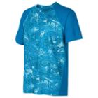 New Balance 12564 Men's Print Performance T-shirt - Blue (bt12564obg)