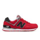 New Balance 574 Jetsetter Men's 574 Shoes - Red/black (ml574jts)