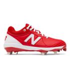 New Balance Fuse V2 Low Cut Metal Women's Softball Shoes - Red/white (smfuser2)