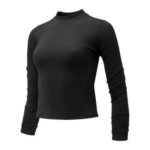 New Balance 93125 Women's Determination Stretch Long Sleeve - Black (wt93125bk)