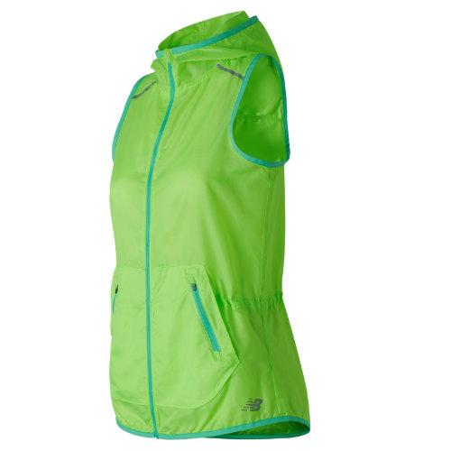 New Balance 71101 Women's Windcheater Vest - Green (wv71101lig)
