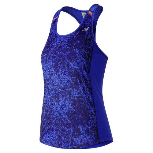 New Balance 71223 Women's Nb Ice Printed Tank - Blue (wt71223fer)