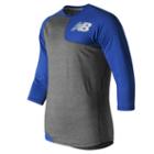 New Balance 315 Men's Baseball Asym Base Layer Left - Blue/grey (tmmt315ltry)