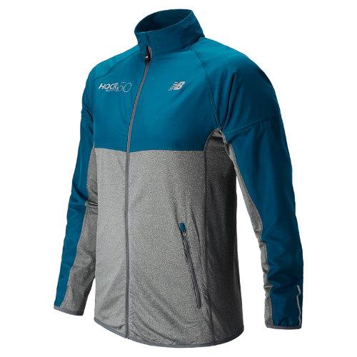New Balance 41718 Men's Hocr Raptor Jacket - Deep Water, Lead (mt41718pdpw)