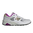 New Balance 580 Polka Dot Women's Shoes - White, Purple Cactus Flower (wrt580ma)