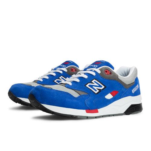 New Balance 1600 Elite Barbershop Men's Running Classics Shoes - Electric Blue, Grey, White (cm1600bb)