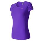 New Balance 63223 Women's Nb Ice Short Sleeve - Purple (wt63223dv)