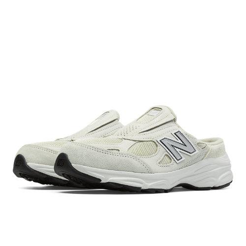 New Balance 990v3 Women's Slides Shoes - Beige/white (w990ss3)