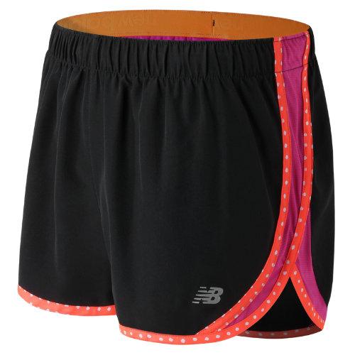 New Balance 53145 Women's Accelerate 2.5 Inch Short - Orange (ws53145daf)