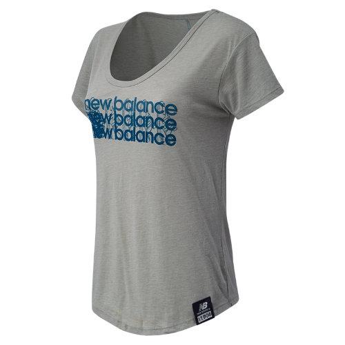 New Balance 53505 Women's Essentials Plus Ss Graphic Tee - (wt53505)