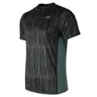 New Balance 71066 Men's Accelerate Graphic Short Sleeve - Green/black (mt71066tpt)