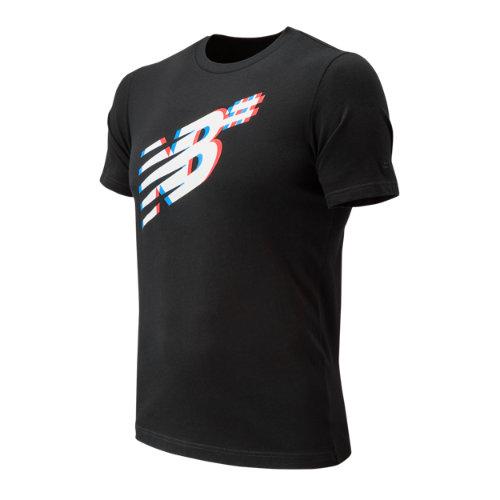 New Balance 91562 Men's Nb Numeric Shadow Tee - Black (mt91562bk)
