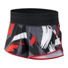 New Balance 81261 Women's 3 Inch Printed Impact Short - Red (ws81261vlr)