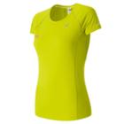 New Balance 63223 Women's Hocr Nb Ice Short Sleeve - Yellow (wt63223effy)