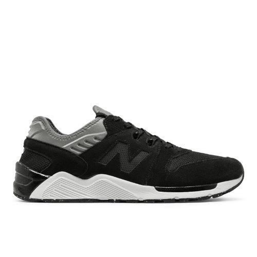 New Balance 009 Suede Men's Sport Style Sneakers Shoes - Black/grey (ml009sb)