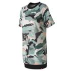 New Balance 91580 Women's Essentials Aqua Camo Sweat Dress - Green (wd91580mgn)