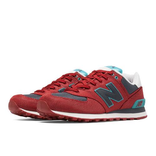 New Balance 574 Winter Harbor Men's 574 Shoes - Chili Pepper/grey/bolt (ml574wna)
