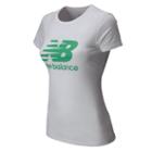 New Balance 4374 Women's Large Logo Tee - (wet4374)