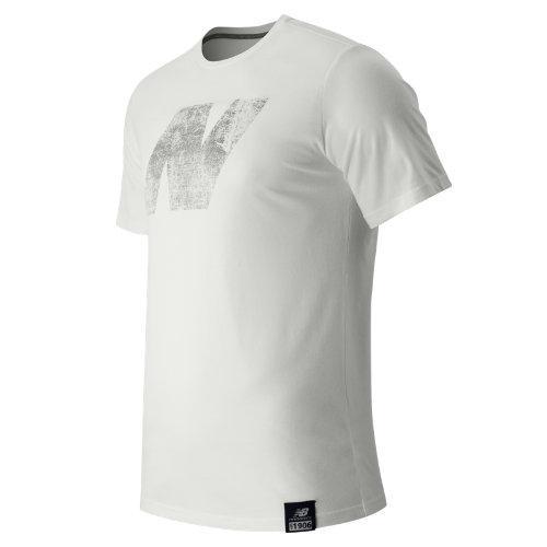 New Balance 61554 Men's N Tee - White (mt61554wt)