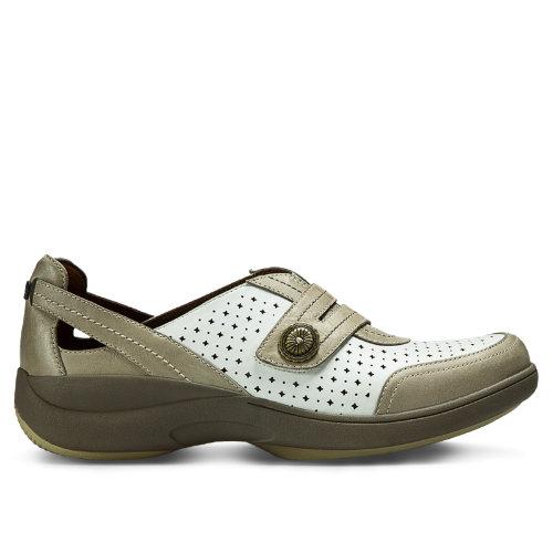 Aravon Revsync Women's Casuals Shoes - White, Taupe (aau02wtm)