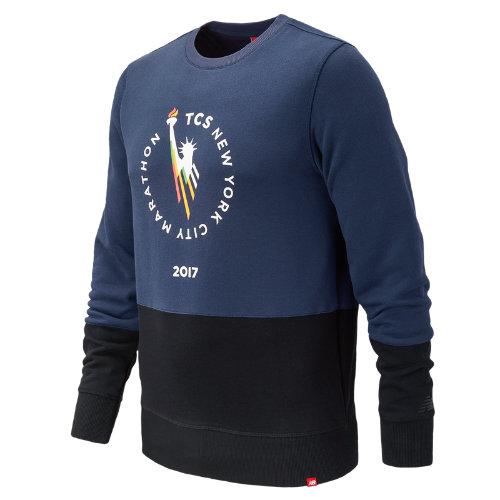 New Balance 73530 Men's Nyc Marathon Essentials Crew Bl - Navy (mt73530vdcl)