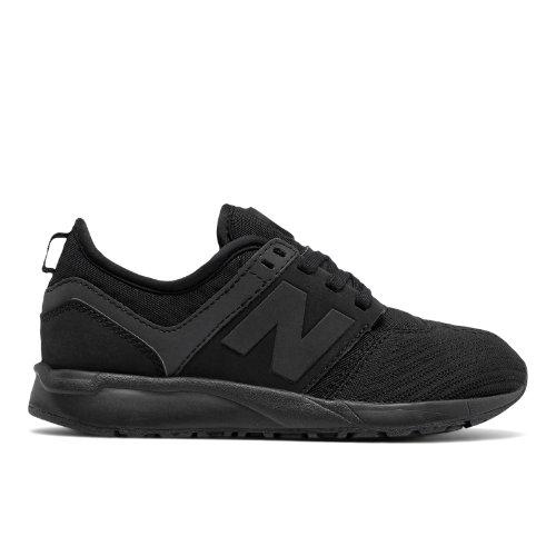 New Balance 247 Sport Kids Grade School Lifestyle Shoes - Black (kl247tbg)