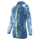 New Balance 53450 Women's Print Woven Packable Jacket - Deep Water (wj53450dpw)