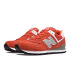 New Balance 574 Varsity Men's 574 Shoes - Orange, Silver (ml574vao)