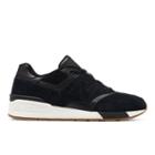 New Balance Suede 597 Men's Running Classics Shoes - Black/off White (ml597skg)