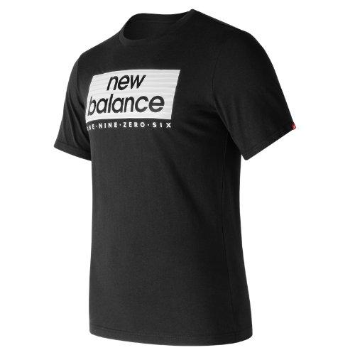 New Balance 73595 Men's Essentials Boxer Tee - Black (mt73595bk)
