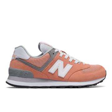 New Balance 574 Core Plus Women's Shoes - Pink/grey (wl574cb)
