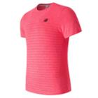 New Balance 63019 Men's M4m Seamless Ss Top - Red (mt63019brh)