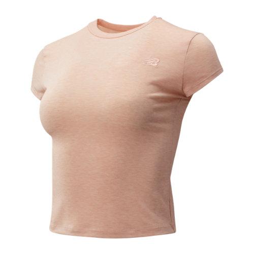 New Balance 93153 Women's Transform Jersey Crop Tee - Pink (wt93153woh)