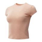 New Balance 93153 Women's Transform Jersey Crop Tee - Pink (wt93153woh)