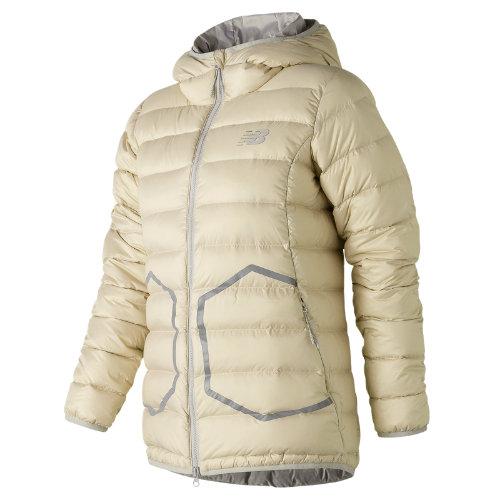 New Balance 73548 Women's 247 Luxe Down Jacket - Off White (wj73548aga)