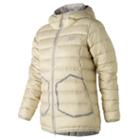 New Balance 73548 Women's 247 Luxe Down Jacket - Off White (wj73548aga)