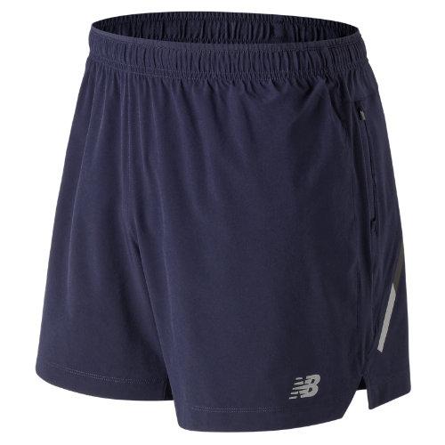 New Balance 81263 Men's Impact 5 Inch Short - Navy (ms81263pgm)