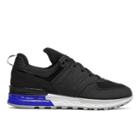 New Balance 574 Sport Kids Grade School Lifestyle Shoes - Black/blue/white (kfl574qg)