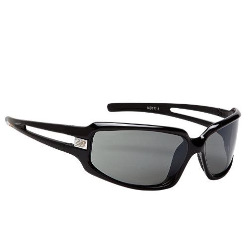 New Balance Men's & Women's Performance Sunglasses - Black, Silver (nb111-1)