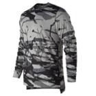 New Balance 91049 Men's Printed R.w.t. Long Sleeve Heathertech Tee - (mt91049)