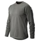 New Balance 9510 Men's Performance Fleece Baseball Pullover - Athletic Grey (tmuj9510ag)