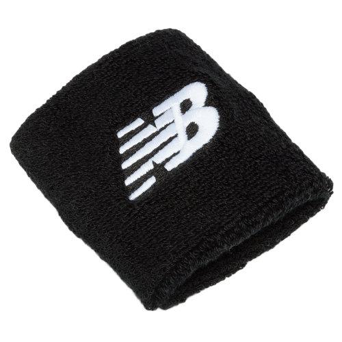 New Balance Men's & Women's New Balance Wristband - Black (wristbandbk)
