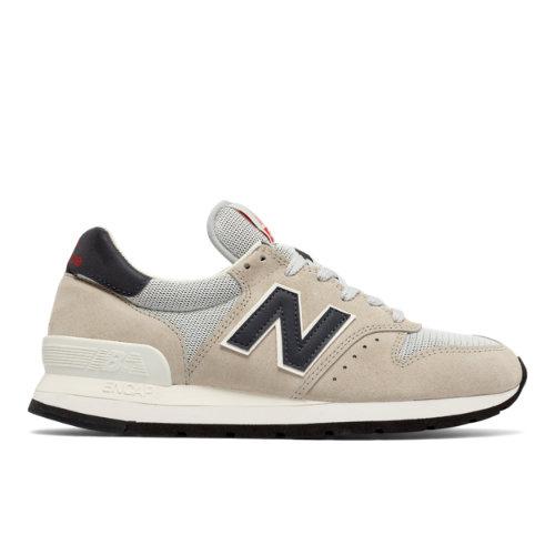 995 New Balance Men's Made In Usa Shoes - Off White/navy (m995cha)