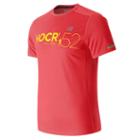 New Balance 63223 Men's Hocr Nb Ice Short Sleeve - Red (mt63223ebrc)