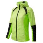 New Balance 5142 Women's Performance Jacket - Wasabi, Black (wrj5142kwas)