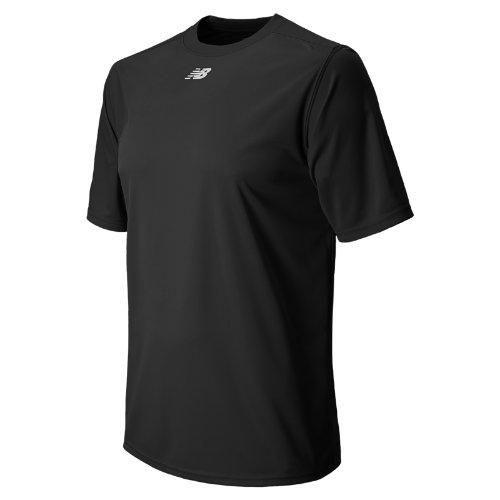 New Balance 9321 Men's Short Sleeve Baseball Power Top - Team Black (tmt9321tbk)
