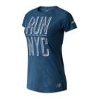 New Balance 81201 Women's United Airlines Printed Nb Ice 2.0 Short Sleeve - (wt81201c)