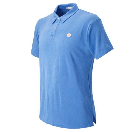 New Balance 63807 Men's Pique Polo - Blue (mt63807ebl)